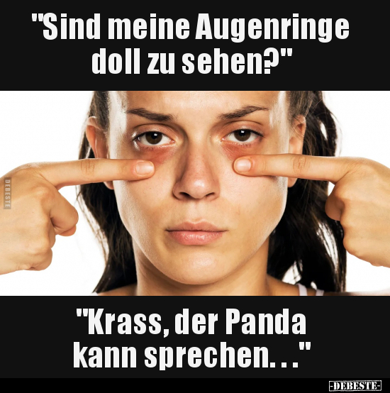 Augenringe, Panda