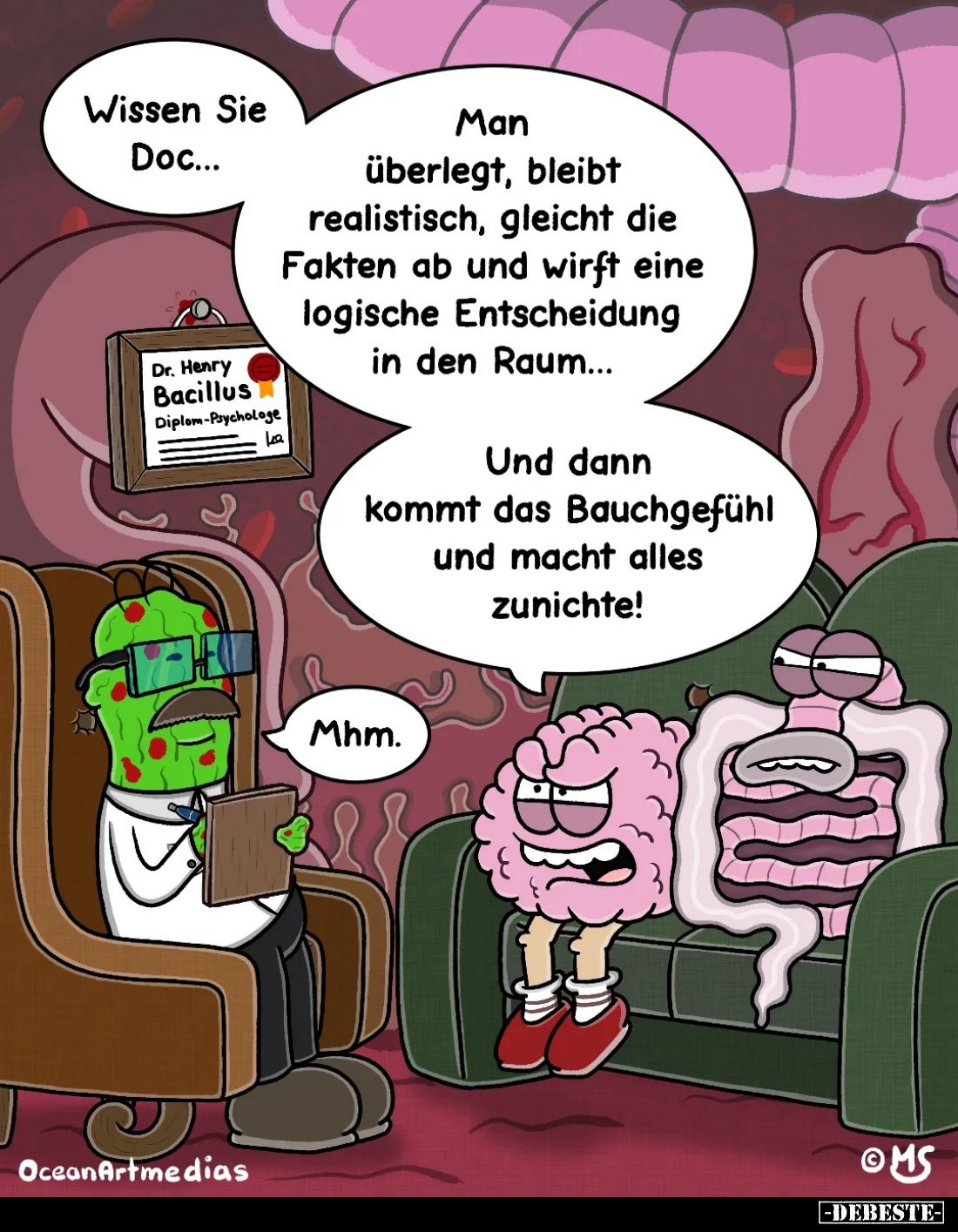 Wissen Sie Doc... 
Man überlegt, bleibt realistisch, gleicht die Fakten ab und wirft eine logische Entscheidung in den Raum....