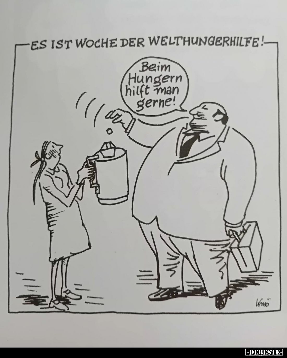 Es ist Woche der Welthungerhilfe! -
Beim Hungern hilft man gerne!