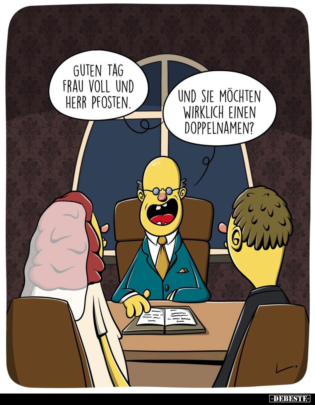 Guten Tag Frau Voll und Herr Pfosten. Und Sie möchten.. - Lustige Bilder | DEBESTE.de