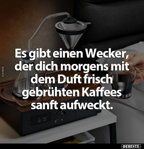 Wecker, Morgens