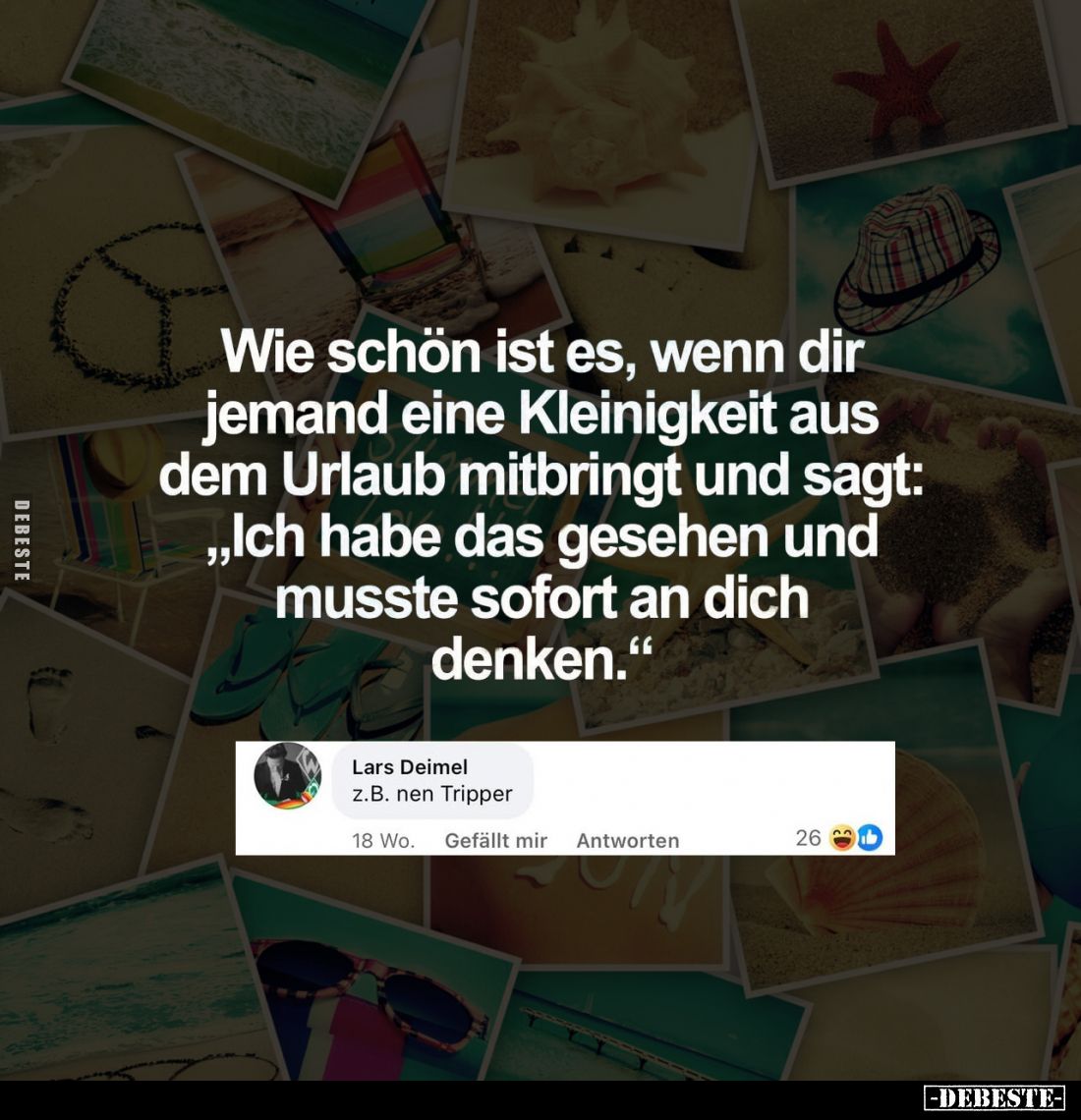 Wie schön ist es, wenn dir jemand eine Kleinigkeit aus dem Urlaub mitbringt und sagt: "Ich habe das gesehen und musste s...