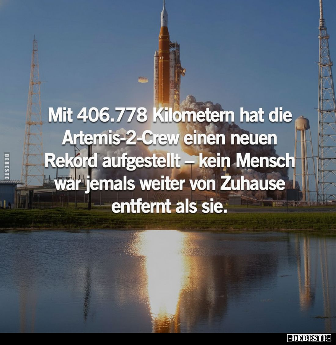Mit 406.778 Kilometern hat die Artemis-2-Crew einen neuen.. - Lustige Bilder | DEBESTE.de