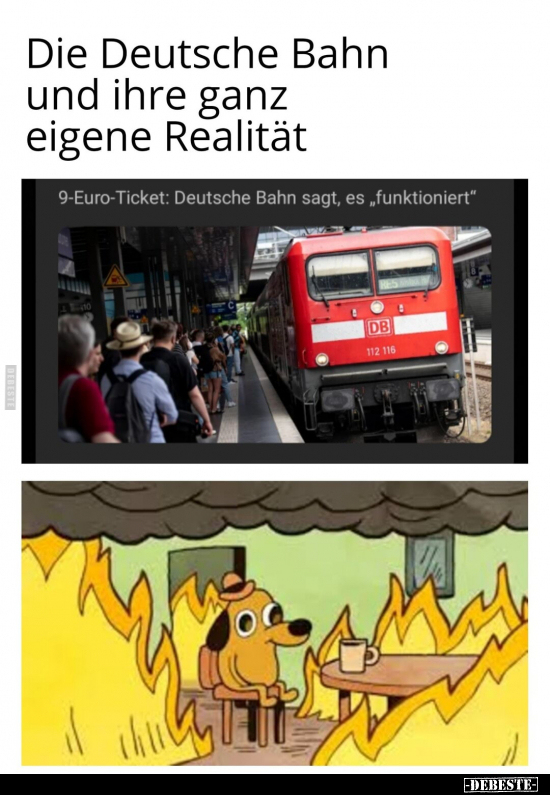 Die Deutsche Bahn und ihre ganz eigene Realität.. - Lustige Bilder | DEBESTE.de
