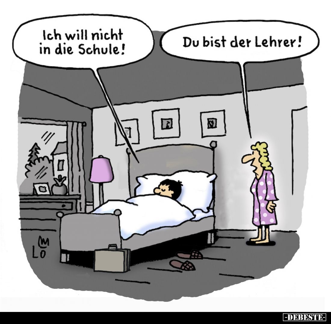 Ich will nicht in die Schule!.. - Lustige Bilder | DEBESTE.de