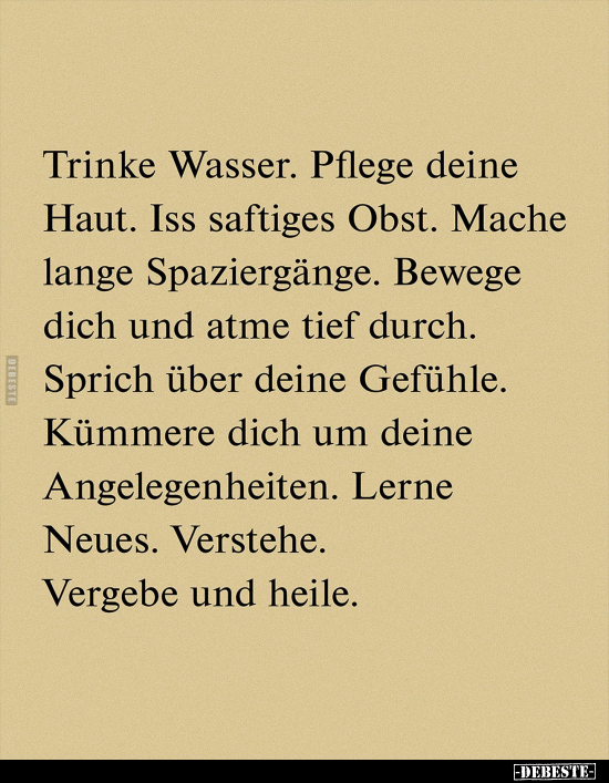 Wasser, Pflege, Obst, Gefühle