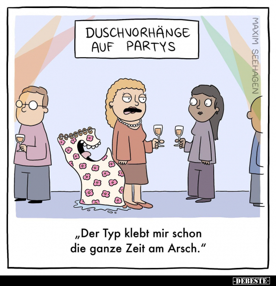 Duschvorhänge auf Partys.. - Lustige Bilder | DEBESTE.de