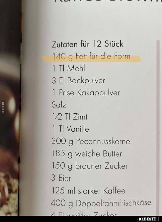 Zutaten für 12 Stück