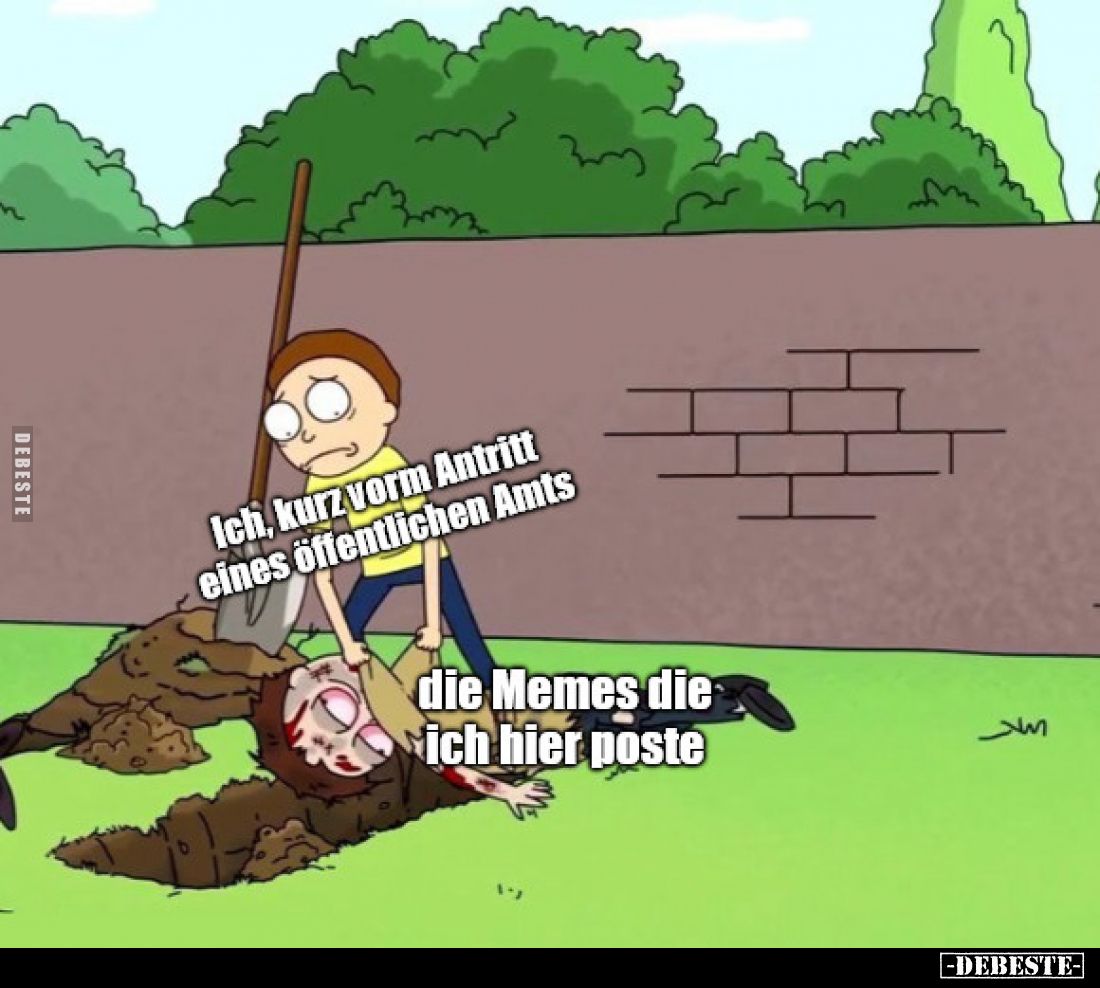 Ich, kurz vorm Antritt eines öffentlichen Amts