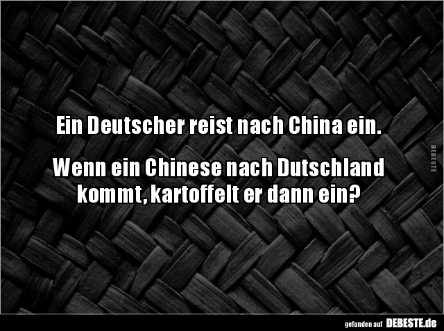 Ein Deutscher reist nach China ein.. - Lustige Bilder | DEBESTE.de