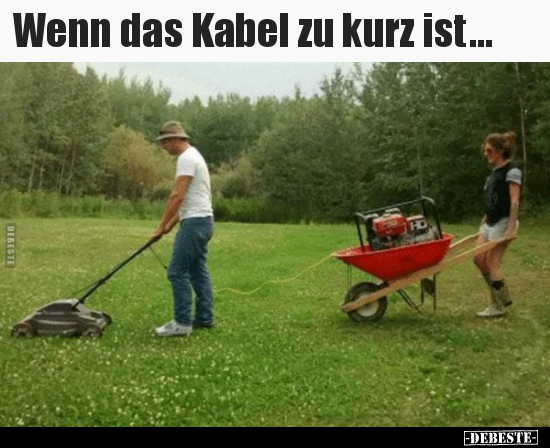 Wenn das Kabel zu kurz ist...