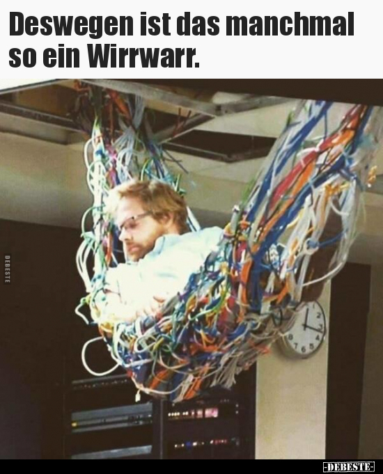 Deswegen ist das manchmal so ein Wirrwarr...