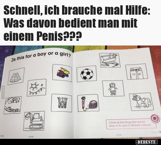 Schnell, ich brauche mal Hilfe.. - Lustige Bilder | DEBESTE.de