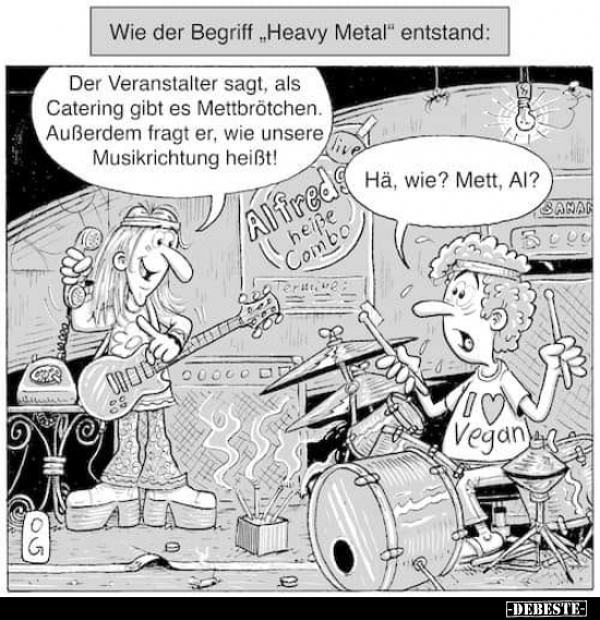 Wie der Begriff "Heavy Metal" entstand.. - Lustige Bilder | DEBESTE.de