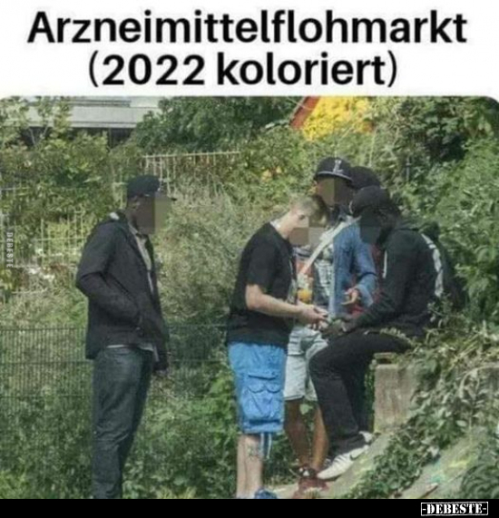 Arzneimittelflohmarkt (2022 koloriert).. - Lustige Bilder | DEBESTE.de
