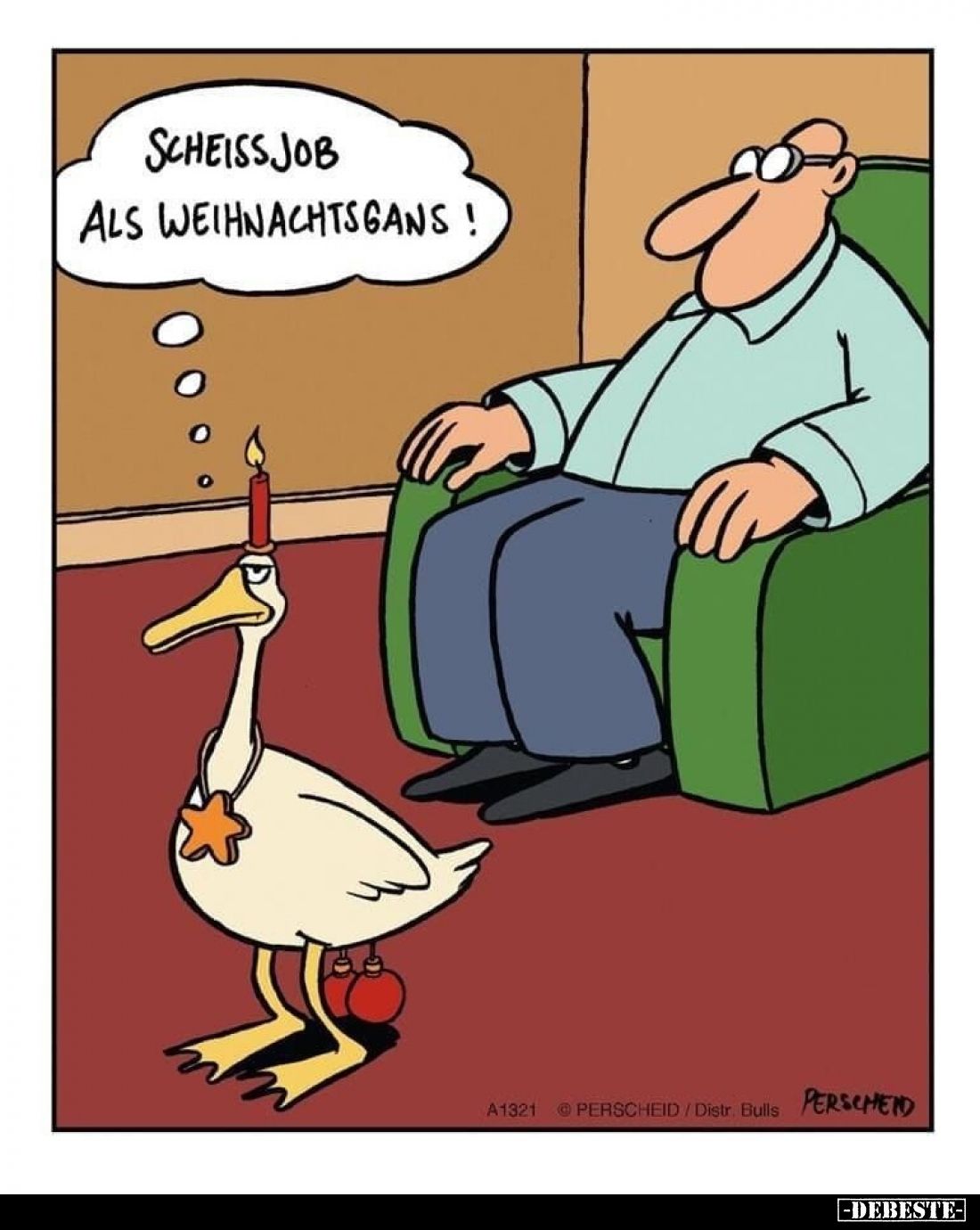 Scheiss Job als Weihnachtsgans!
