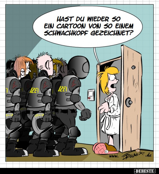 Hast du wieder so ein Cartoon von so einem Schwachkopf.. - Lustige Bilder | DEBESTE.de