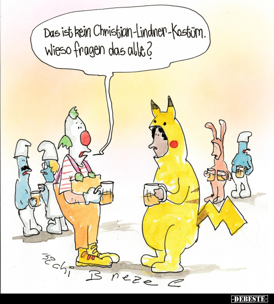 Das ist kein Christian-Lindner-Kostüm.. - Lustige Bilder | DEBESTE.de