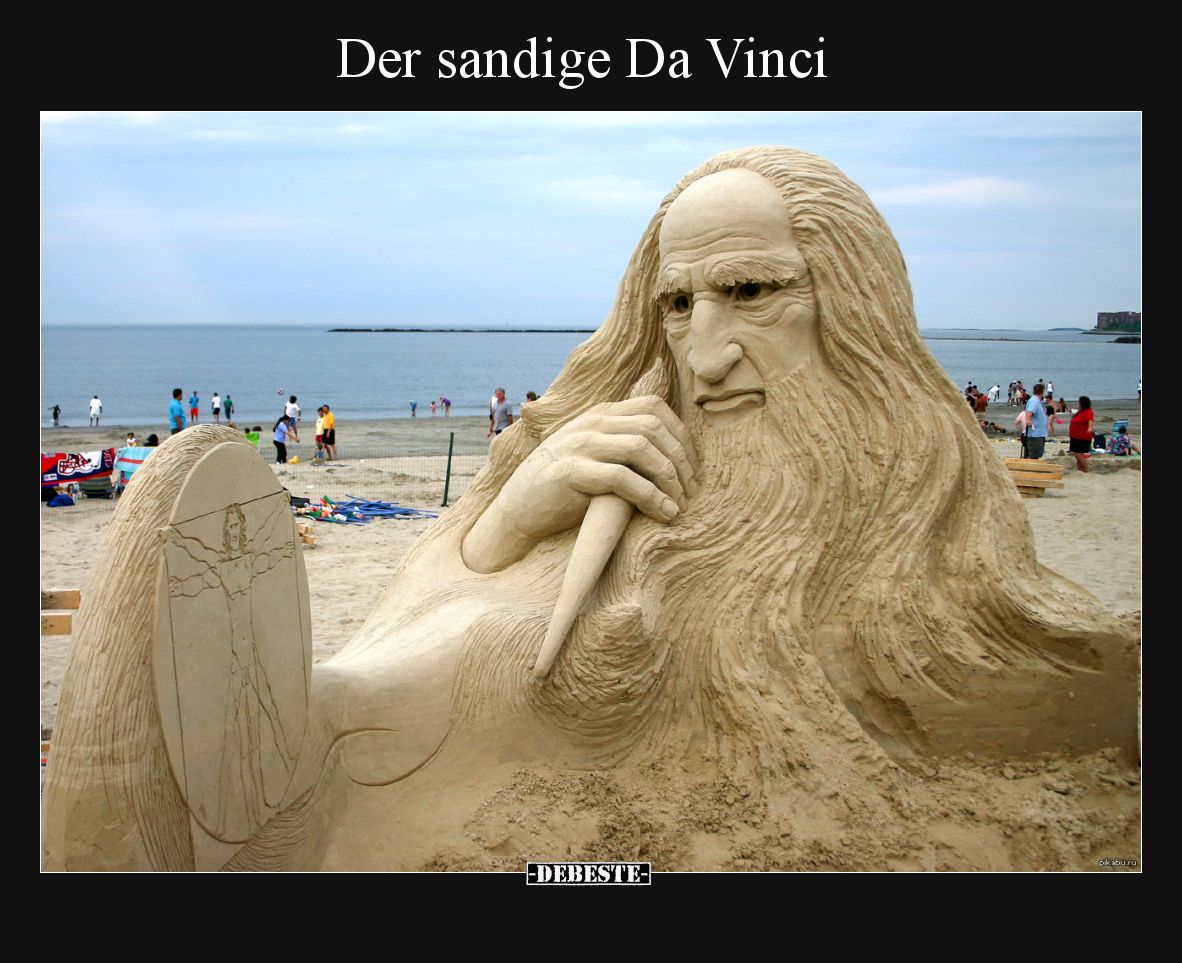Der sandige Da Vinci