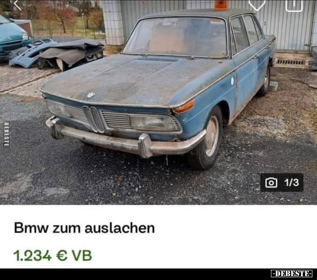 BMW zum auslachen.