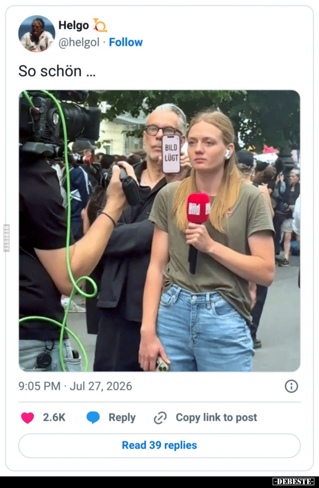 So schön...

BILD LÜGT