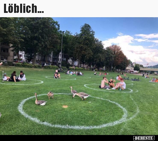 Löblich..
