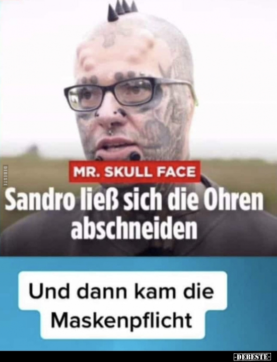 Sandro ließ sich die Ohren abschneiden.. - Lustige Bilder | DEBESTE.de