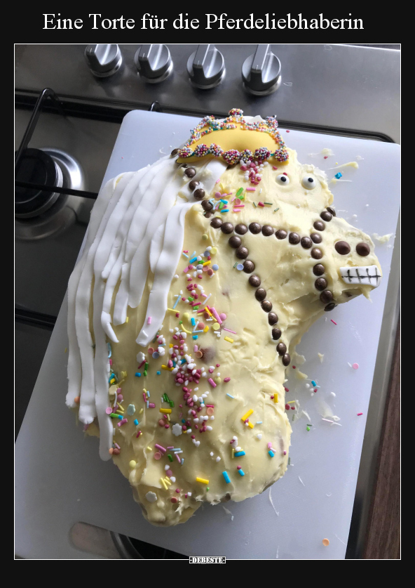 Eine Torte für die Pferdeliebhaberin.. - Lustige Bilder | DEBESTE.de