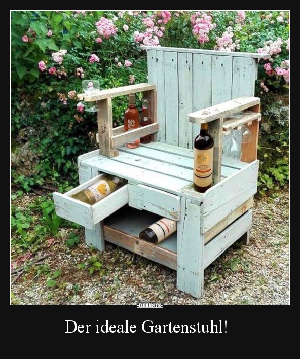 Der ideale Gartenstuhl! - Lustige Bilder | DEBESTE.de