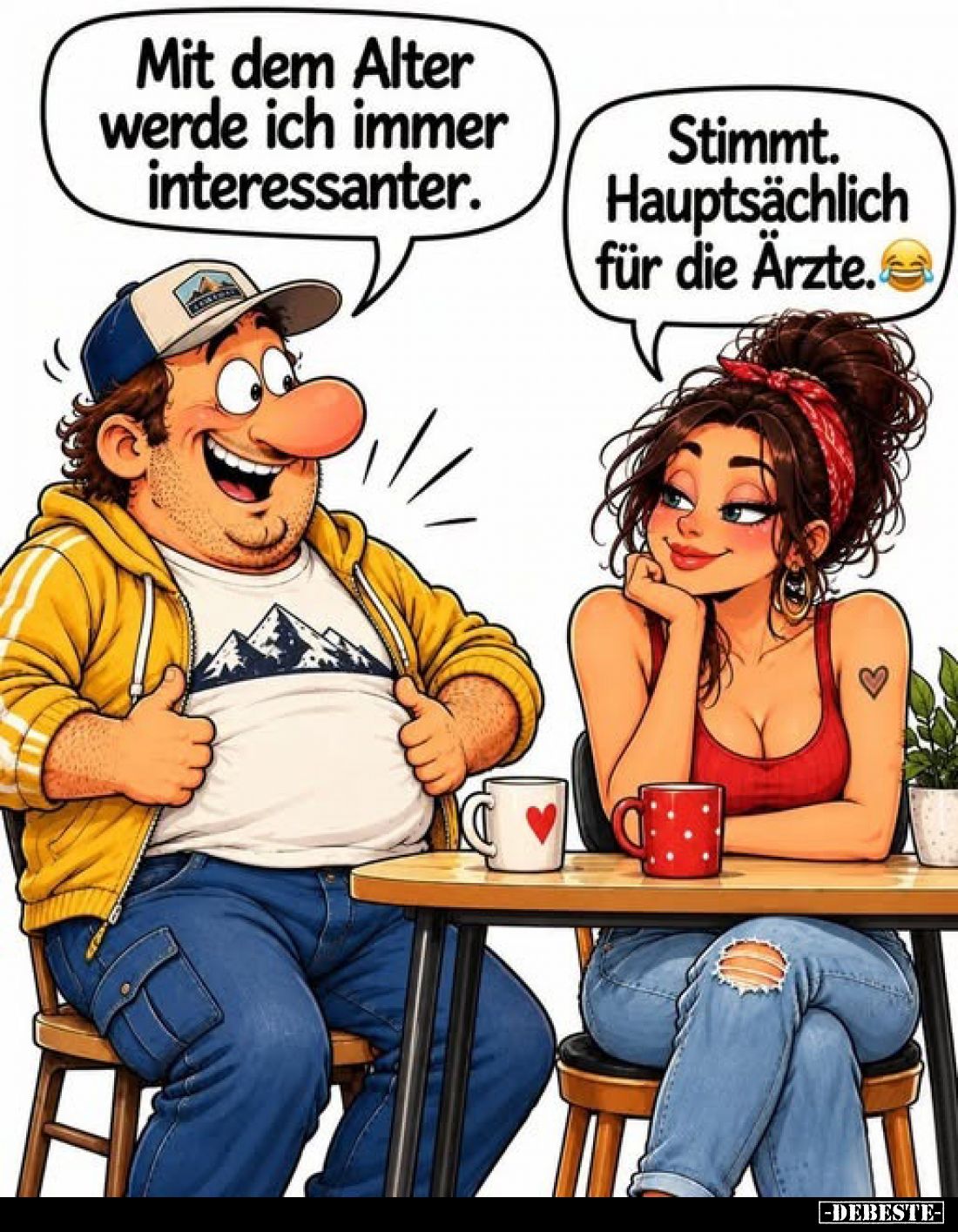 Mit dem Alter werde ich immer interessanter.
-
Stimmt. Hauptsächlich für die Ärzte.