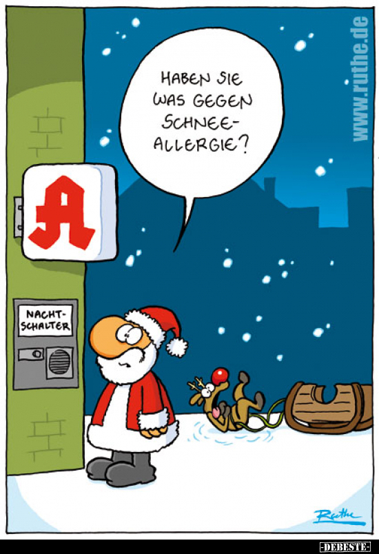 Haben sie was gegen Schneeallergie?.. - Lustige Bilder | DEBESTE.de