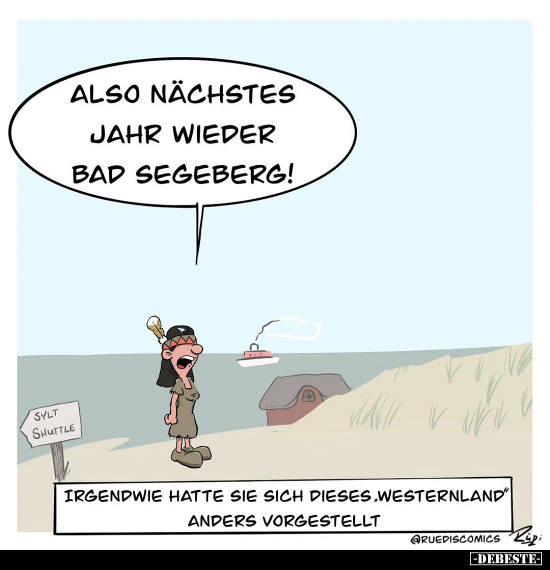 Irgendwie hatte sie sich dieses "Westernland"
anders vorgestellt. - Also nächstes Jahr wieder Bad Segeberg!