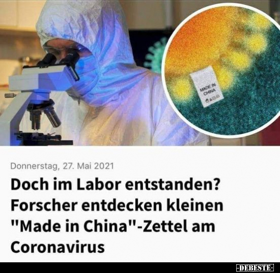 Doch im Labor entstanden?.. - Lustige Bilder | DEBESTE.de