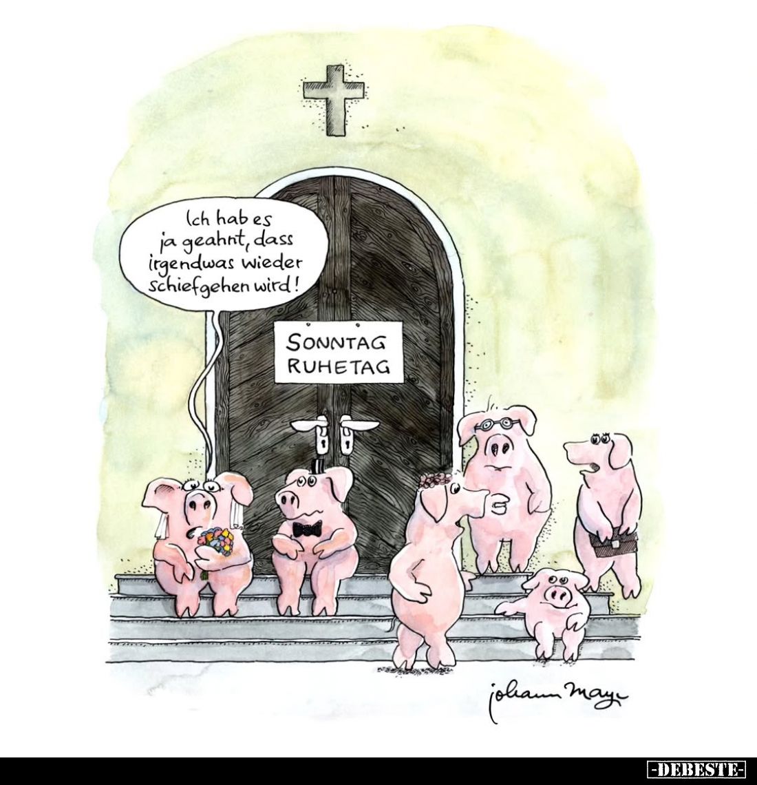 Ich hab es ja geahnt, dass irgendwas wieder schiefgehen wird!