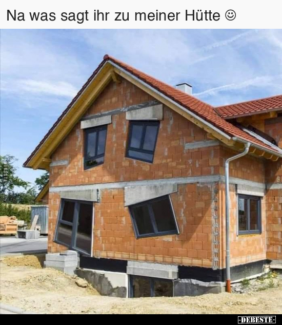 Na was sagt ihr zu meiner Hütte ☺.. - Lustige Bilder | DEBESTE.de
