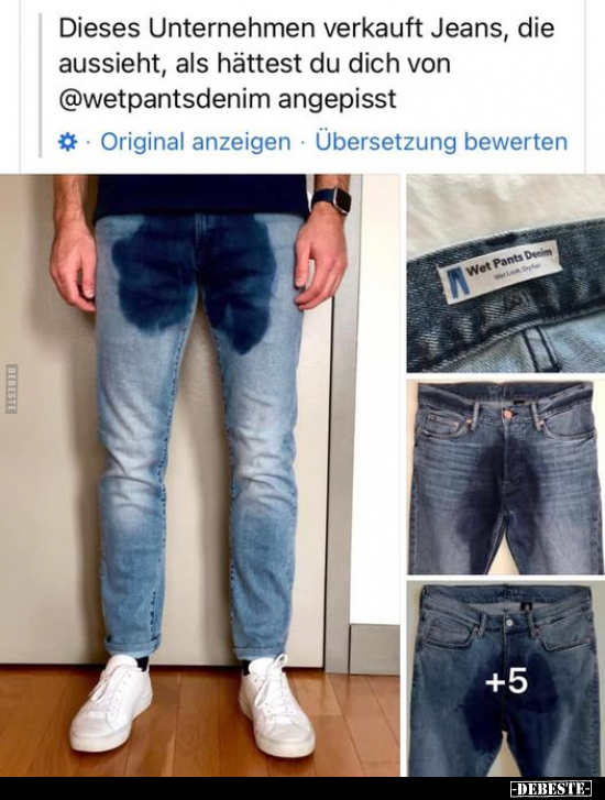 Dieses Unternehmen verkauft Jeans, die aussieht, als.. - Lustige Bilder | DEBESTE.de