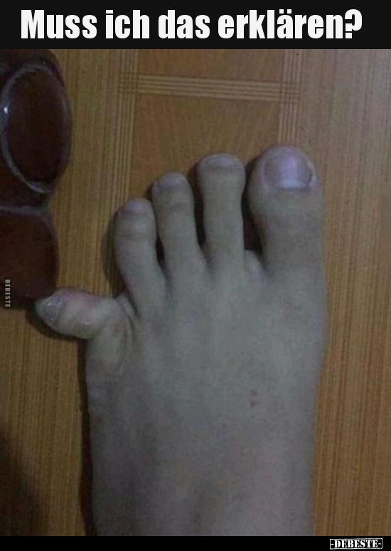 Muss ich das erklären?..