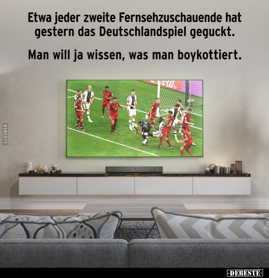 Etwa jeder zweite Fernsehzuschauende hat gestern das.. - Lustige Bilder | DEBESTE.de