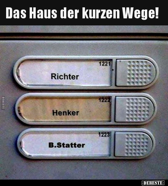Das Haus der kurzen Wege!..