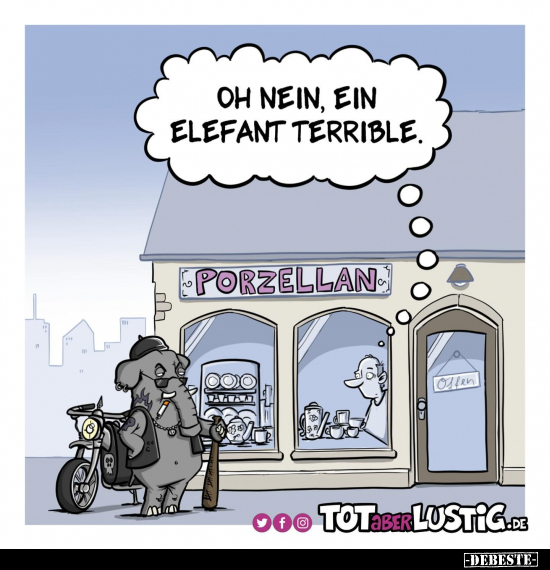 Oh nein, ein Elefant terrible... - Lustige Bilder | DEBESTE.de