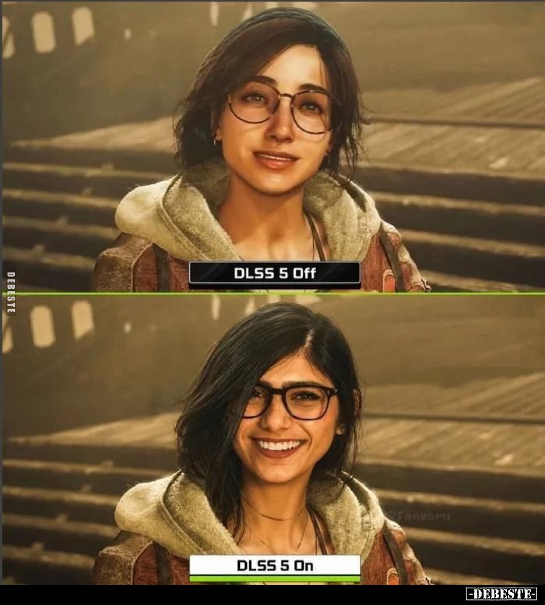 DLSS 5 Off
 - 
DLSS 5 On