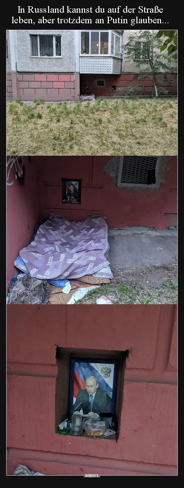 In Russland kannst du auf der Straße leben, aber trotzdem..
