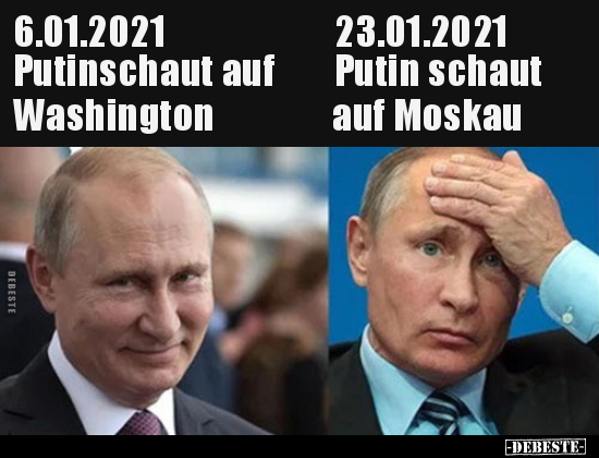 6.01.2021 Putin schaut auf Washington.. - Lustige Bilder | DEBESTE.de