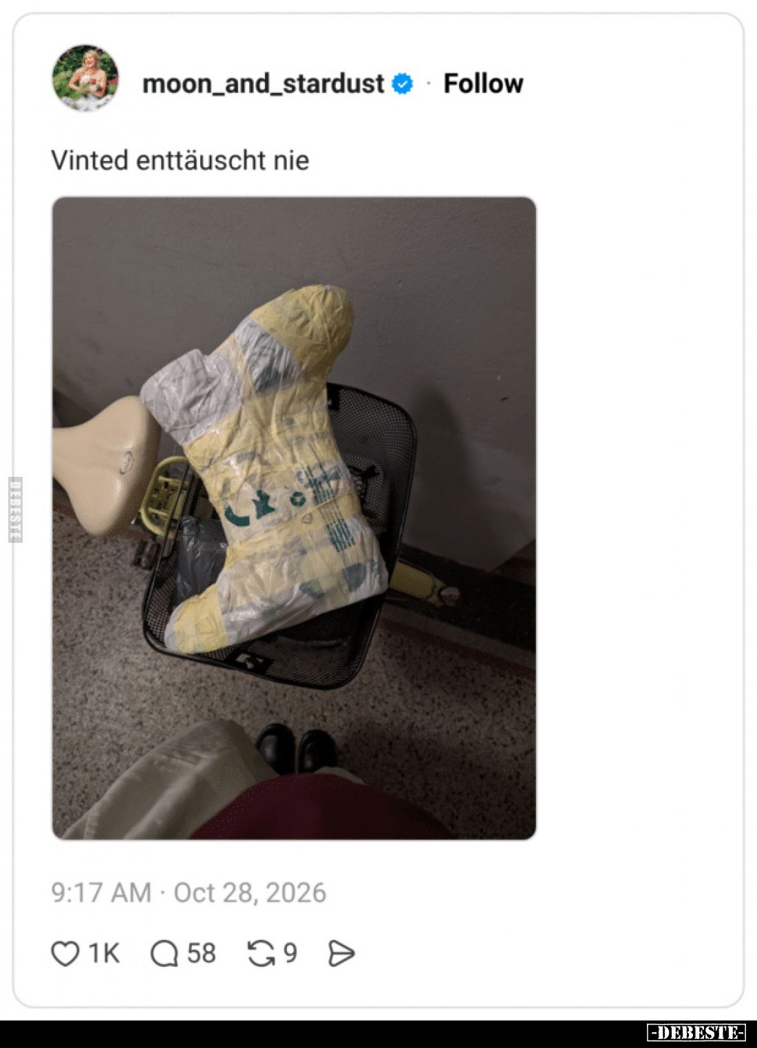 Vinted enttäuscht nie