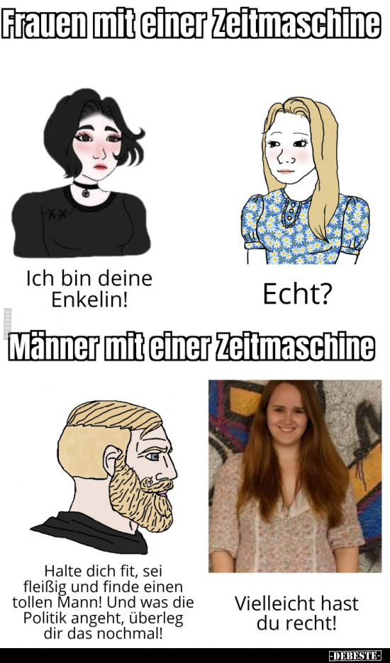 Frauen mit einer Zeitmaschine... - Lustige Bilder | DEBESTE.de