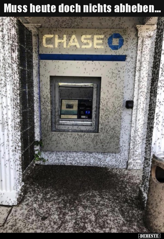 Muss heute doch nichts abheben...