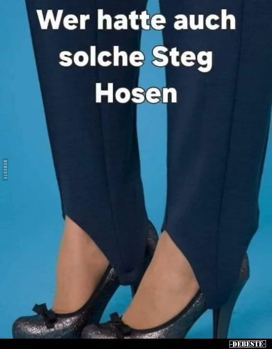 Wer hatte auch solche Steg Hosen... - Lustige Bilder | DEBESTE.de