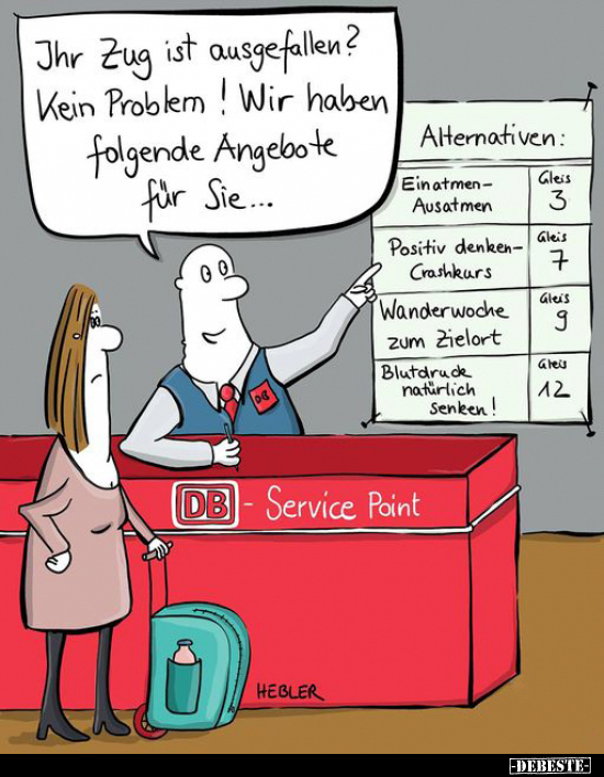 Ihr Zug ist ausgefallen? Kein Problem!.. - Lustige Bilder | DEBESTE.de