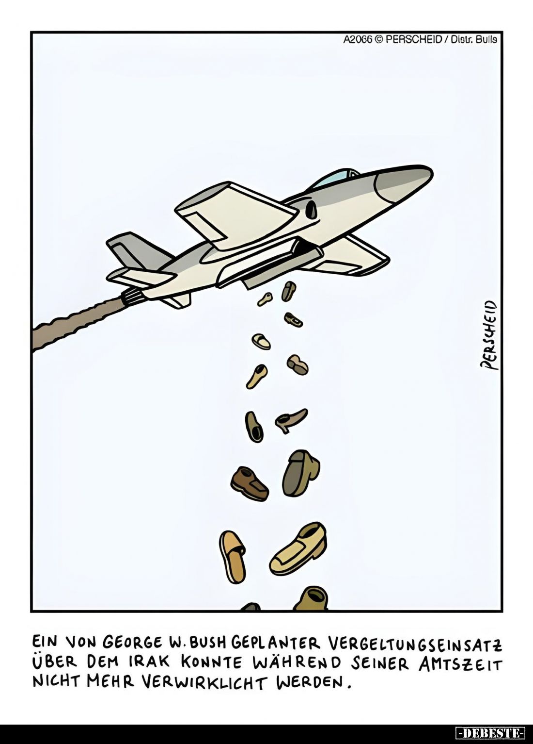 Ein von George W. Bush geplanter Vergeltungseinsatz über dem Irak konnte während seiner Amtszeit nicht mehr verwirklicht werd...