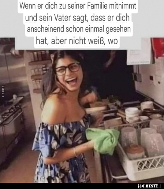 Wenn er dich zu seiner Familie mitnimmt und sein Vater.. - Lustige Bilder | DEBESTE.de